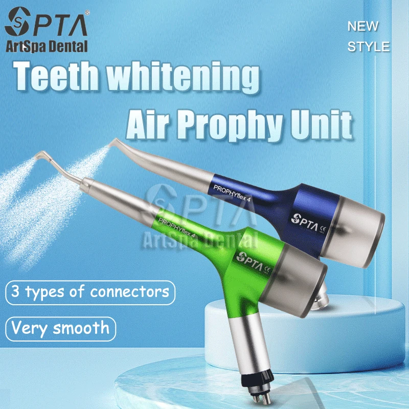 

Portable Oral Care Sableuse Air Prophy For Polishing Airflow Teeth Whitening Simple Operation Green And Blue B2 Or M4 Holes