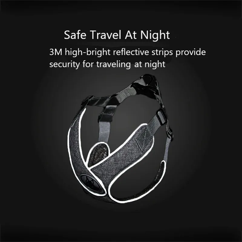 Светоотражающая мягкая шлейка и поводок для собак жилет маленьких средних