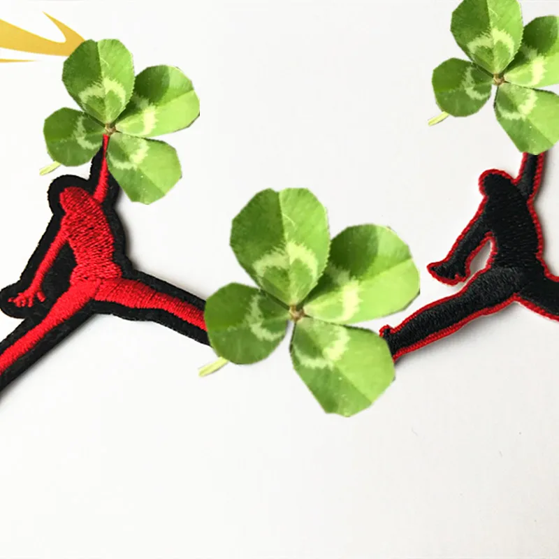 Одежда с вышитой Железный значок тканевыми нашивками куртка DIY мешок тенниски