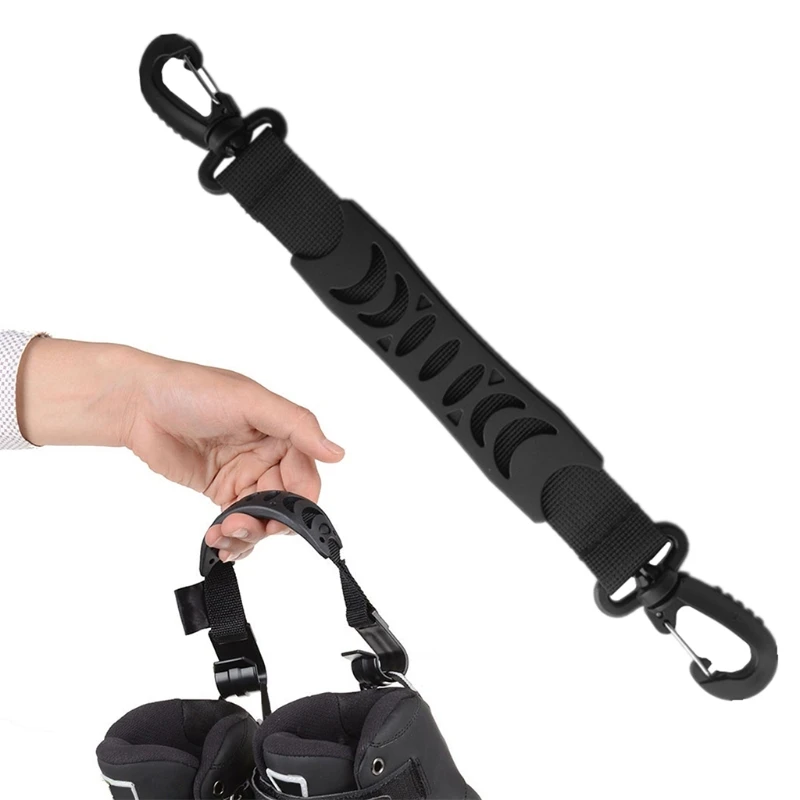 

Roller Skate Shoe Lifter Hanging Hand Buckle Shoelace Buckle Skate Shoe Carrier for Carrying Skate Shoes Black Portable