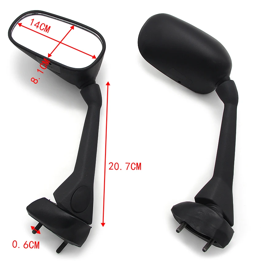 

Motorcycle Mirrors Racing Sport Bike Rear View Mirror For Yamaha FZ1SA FZ1S 3C3-26280-10 3C3-26290-00 3C3-26280-00 3C3-26290-10