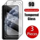 Защитное стекло с полным покрытием для iPhone 12 Pro, 11 Pro, 5, 5S SE, XR, X, XS Max, 6, 6S, 7, 8 Plus, iPhone SE, 3 шт.