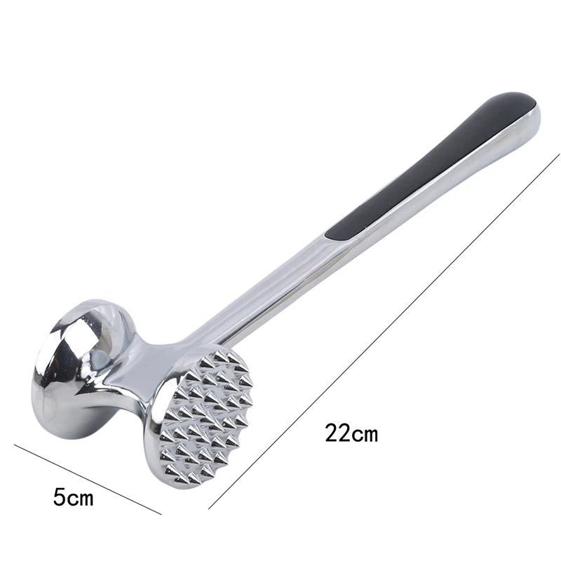 

Professional Stainless Steel Mallet Tenderize Meat Hammer Double-Sided Steak Beef Pork Soften Pestle Kitchen Cooking Tool