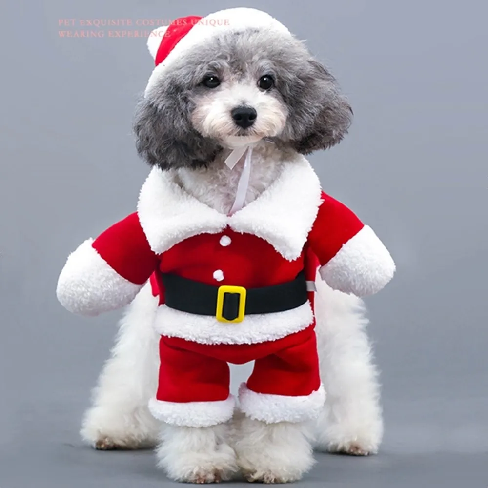 Рождественская одежда для собаки рождественские шляпы собачьи костюмы пасхи