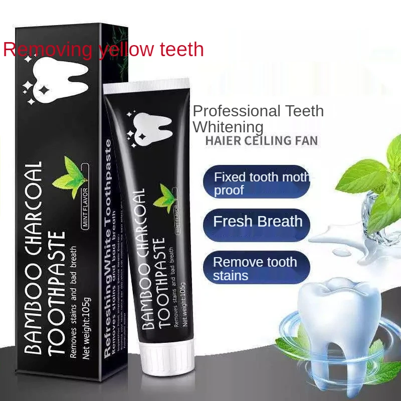 

105g Teeth Whitening Toothpaste Bamboo Natural Activated Charcoal Oral Hygiene Toothpaste Tooth Cleaning Removes Stains
