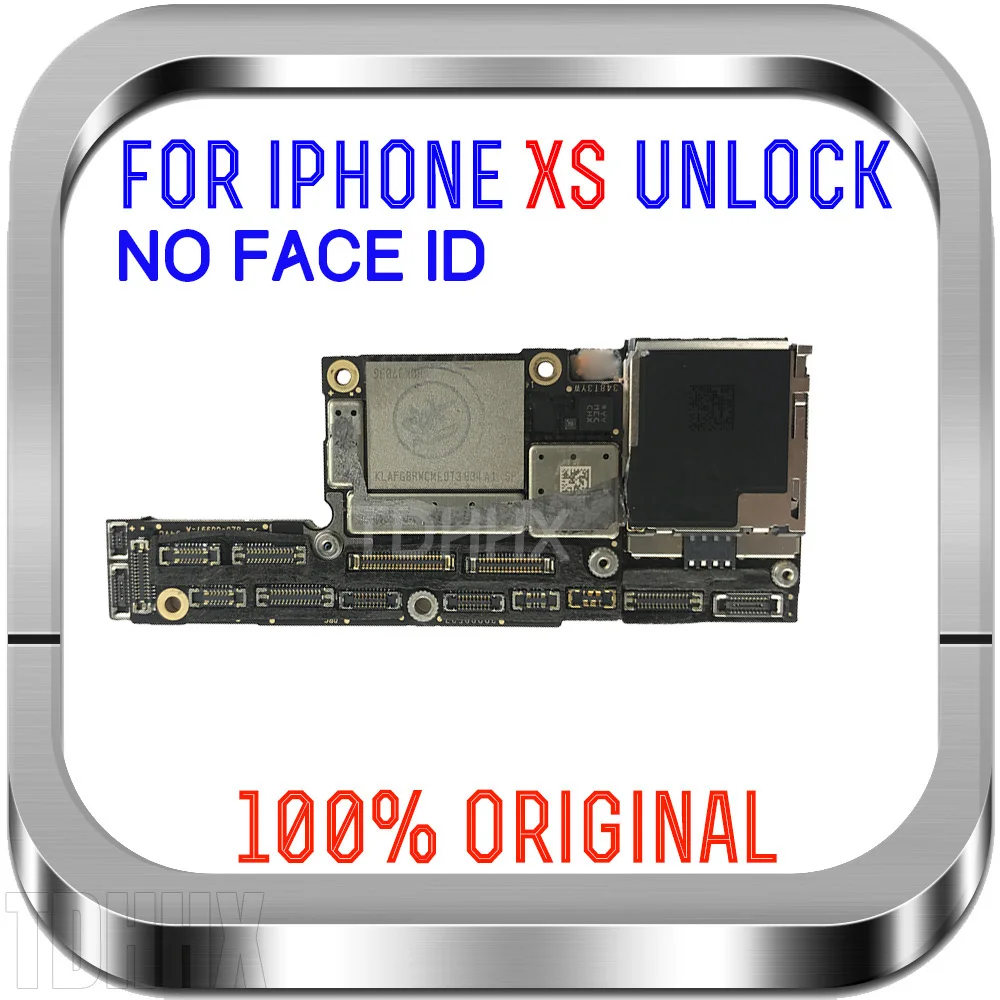 Большая ПЗУ для iPhone XS материнская плата разблокированная бесплатно да/нет распознавания лица ID используется ок основная логическая плата хорошая работа