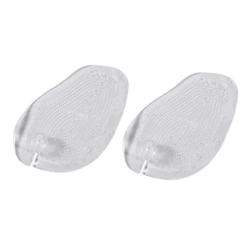 

1pair Elastic Gel Forefoot Silicone Shoe Pad Foot Support Cushions Sore Pain Insoles Women's High Heel Foot Care Protector