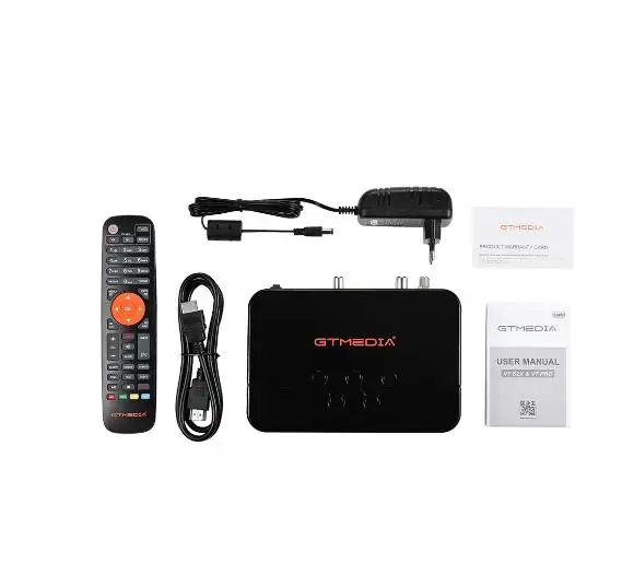 GTmedia V7 Pro 5 шт. поддержка powervu Biss key 1ptv DVB-T2 DVB-S2 спутниковый ресивер декодер DVB T2 S2 v7 plus