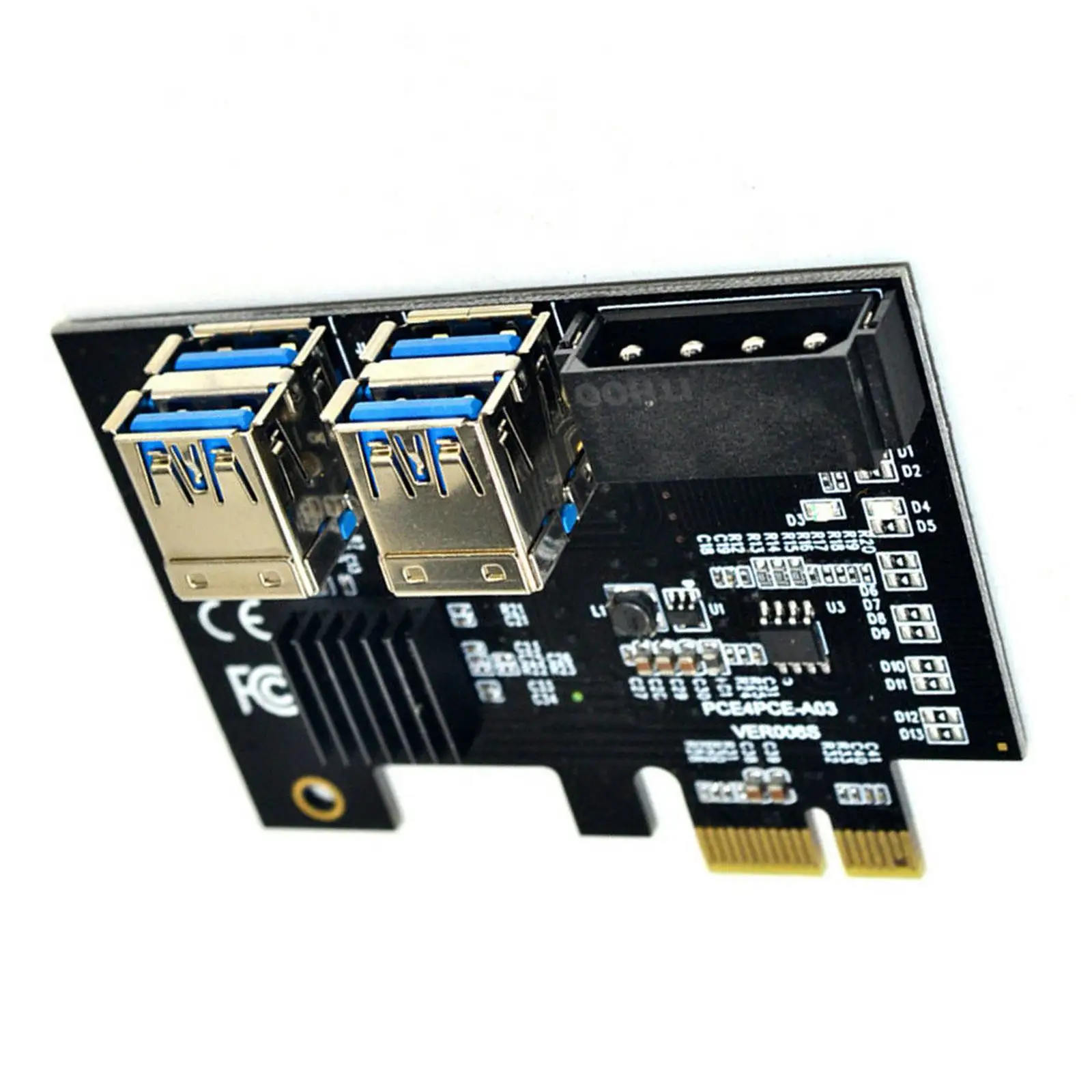 Двухслойный PCI E USB 3 0 интерфейс x 4 Райзер адаптер плата 1x до USB|Персонажи