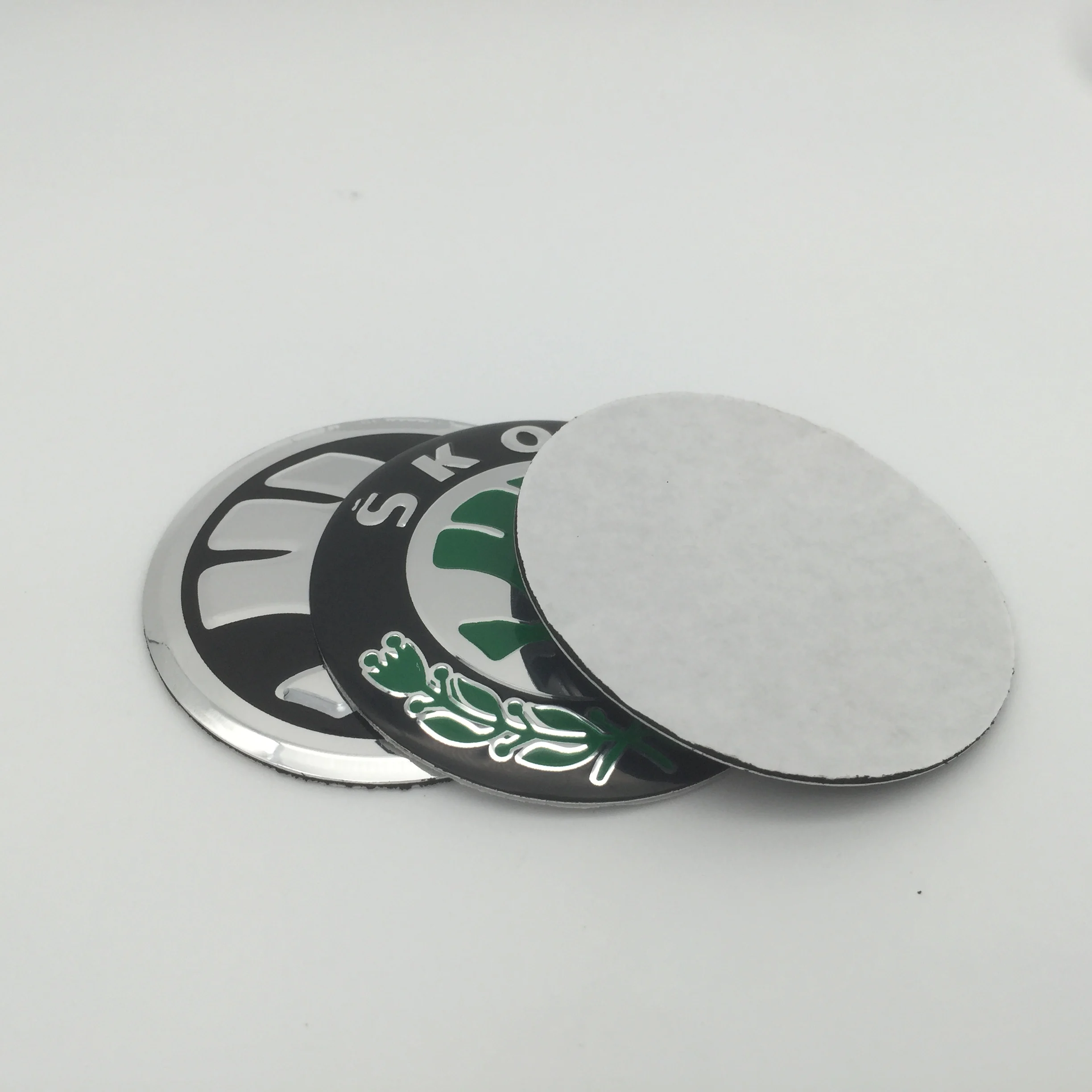 4 шт. 56 мм 60 65 черная зеленая зеркальная эмблема значок наклейки Стикеры