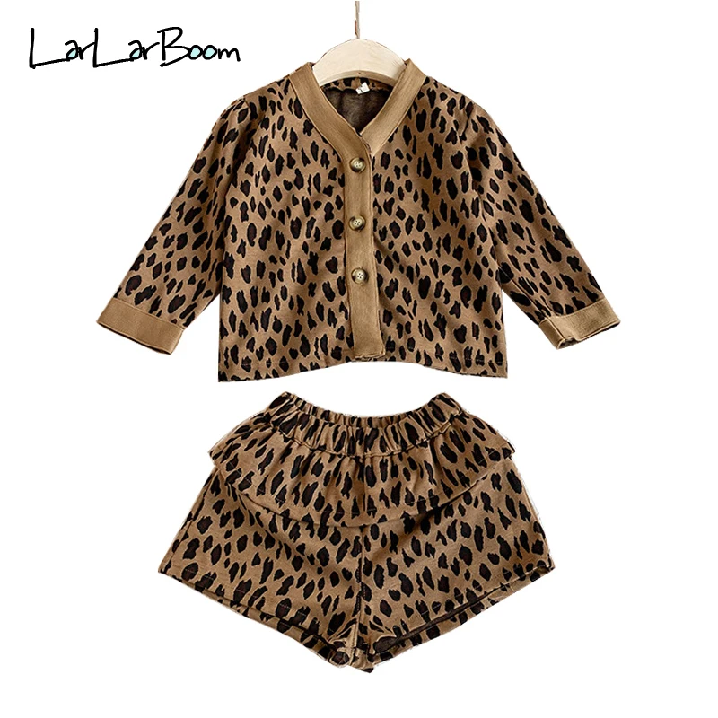 Детские комплекты larboom модное осеннее пальто с длинным рукавом и шорты