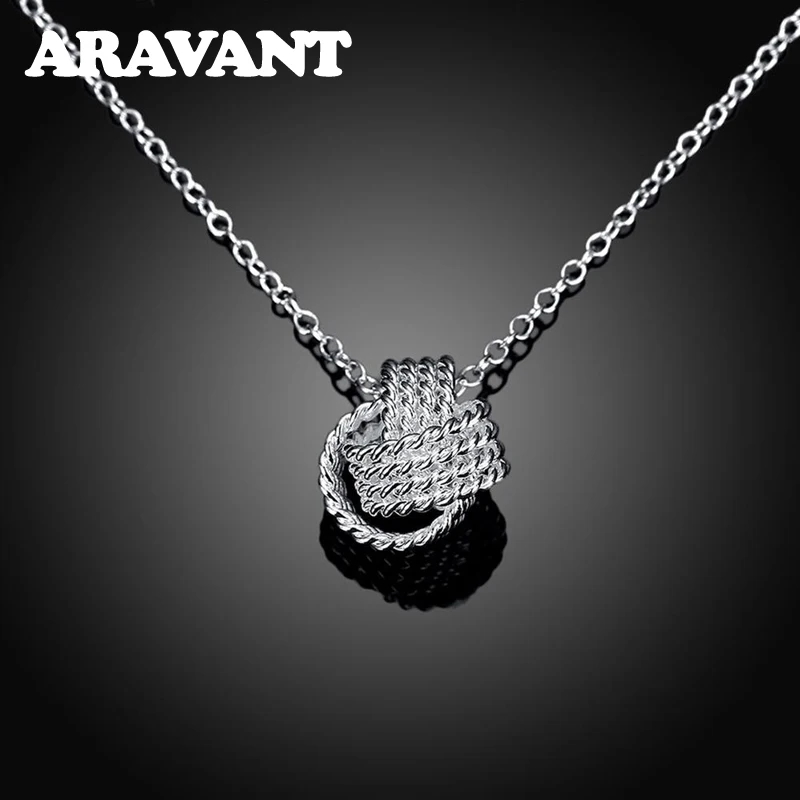 Серебро 925 пробы ожерелья цепочки для женщин модные ювелирные изделия подарки -