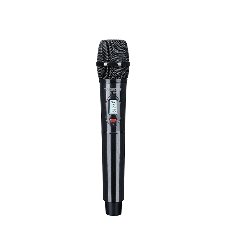TAKSTAR Профессиональный UHF беспроводной микрофон с 2 ручными двухканальными микрофоном для караоке Домашние развлечения класс TS-8808