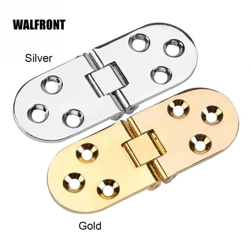 

80mmx30mm Zinc Alloy Metal Hinge Round Edge Sewing Machine Folding Table Furniture Flip Tray Hinges Big Door Hinges