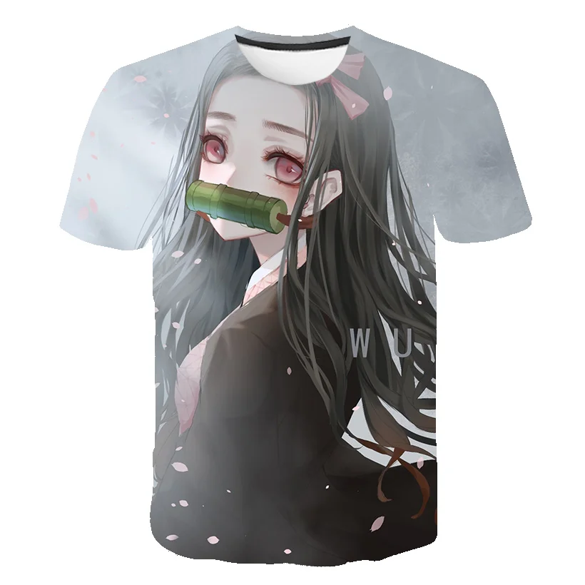 

4-14 Year Children Clothes Kids Tee Japan Harajuku Anime T-Shirt Short Sleeve Summer Baby Tops Cartoon Shirt Print Boys T-Shirt