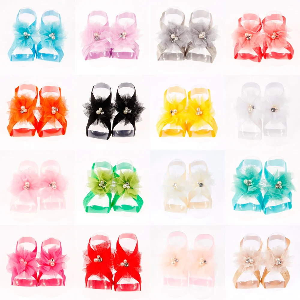 Винтажные сетчатые сандалии с цветами для маленьких девочек стразы