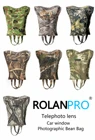 Фотографическая Подушка ROLANPRO для объектива пистолета мантиса (с застежкой-молнией и самозагрузкой), пустая сумка для объектива камеры SLR