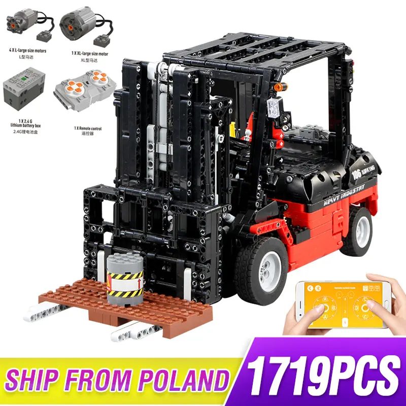 Форма KING 13106 высокотехнологичный автомобиль MOC-3681 погрузчик Mk II приложение