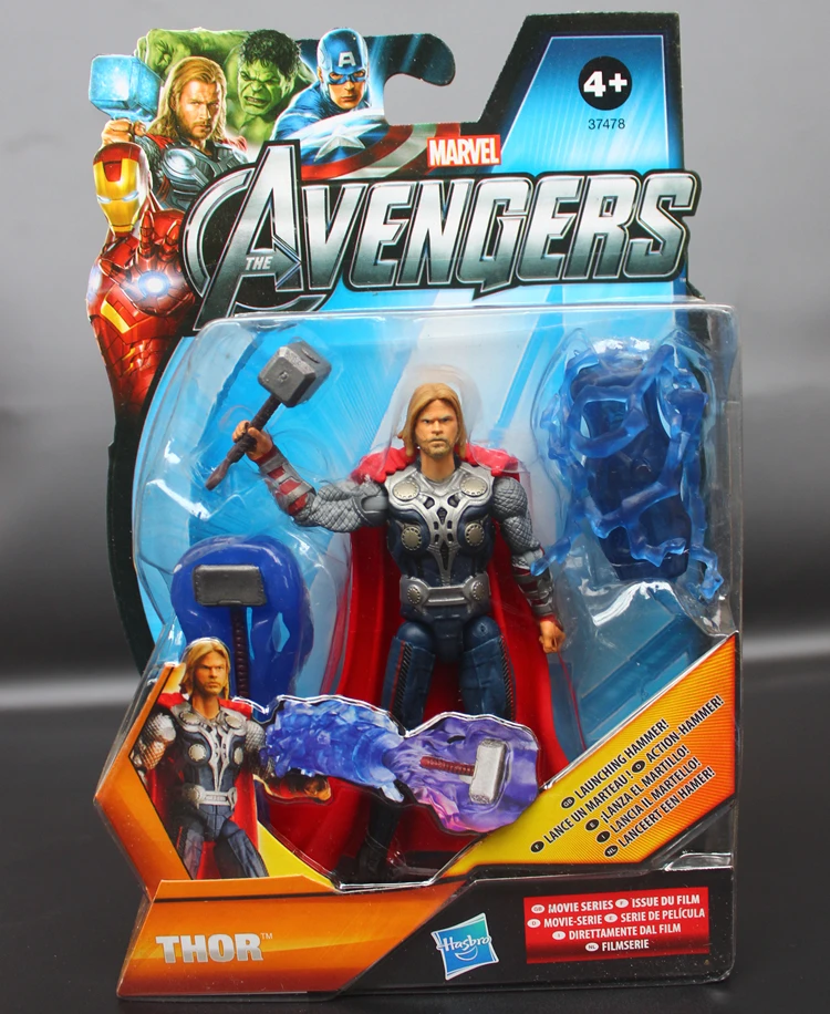 4 Hasbro Marvel Мстители Рокки Hawkeye Халк Железный человек супергерой персонаж фигурка куклы игрушки Детские подарки 10 см - Цвет: 4