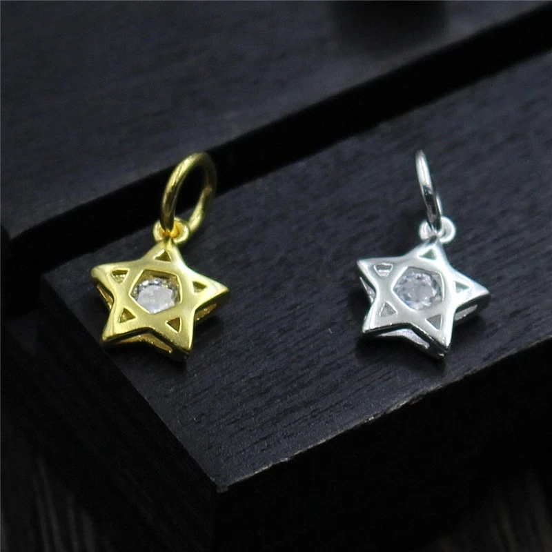 925 стерлингового серебра AAA циркон серьги с подвесками в виде Подвески украшения