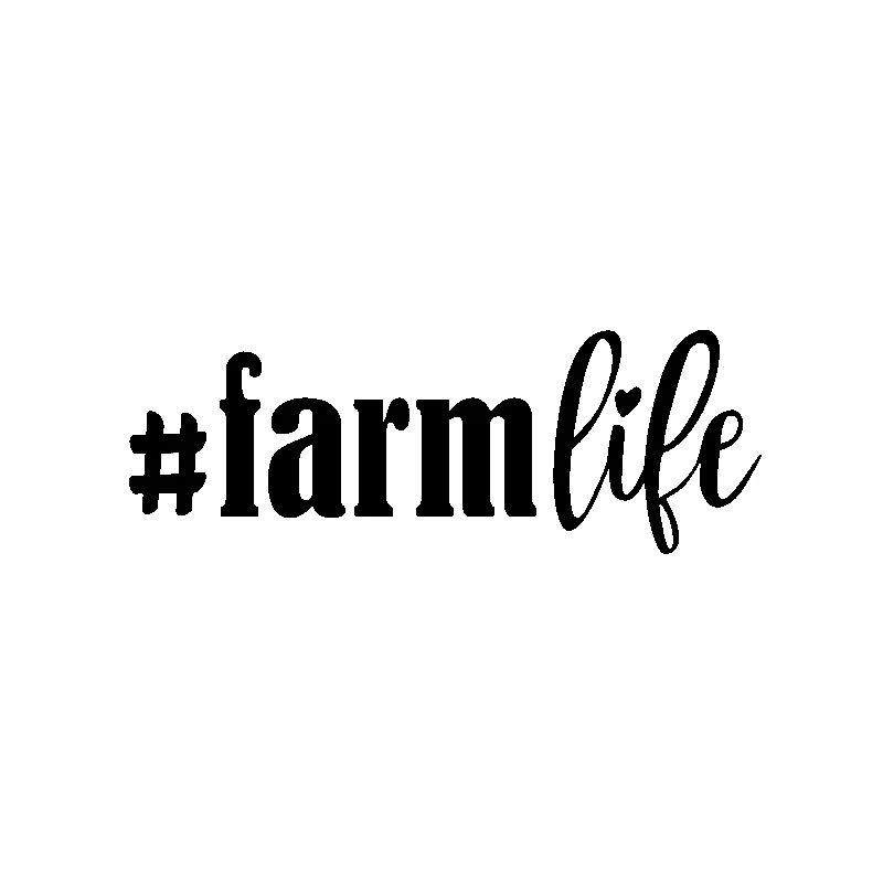 14 см * 4 9 модная виниловая наклейка на окно с надписью Hashtag Farm Life | Автомобили и