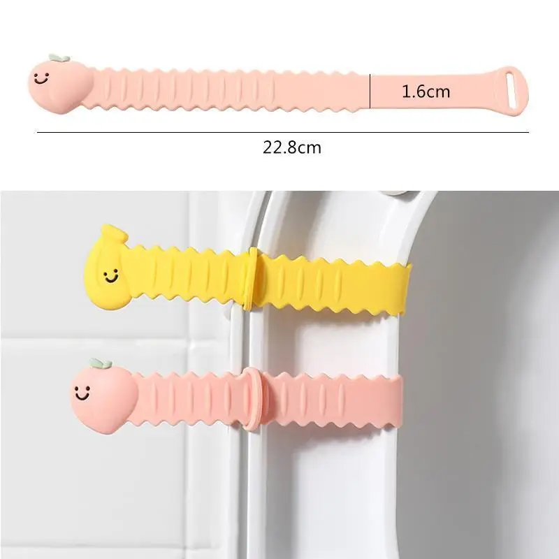 

Adjustable Toilet Seat Handle for Lifting Seats HIgh Quality Anti-Bacterial Silicone Toilet Lid Handle Easy To Clean