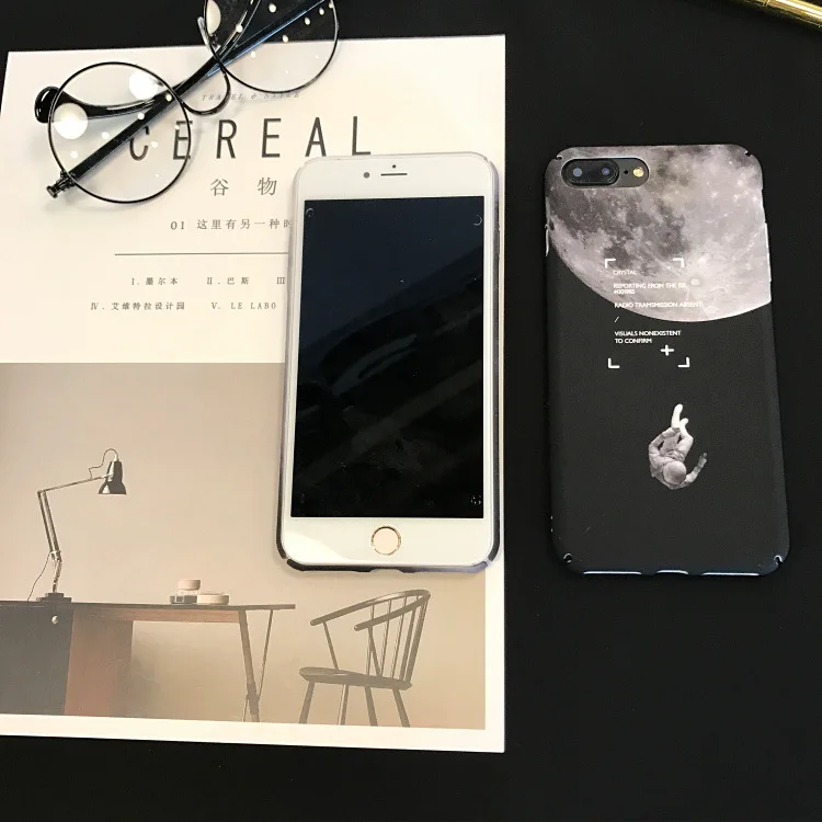 Модный чехол для телефона с изображением Луны космонавта звездного неба iPhone 11 Pro