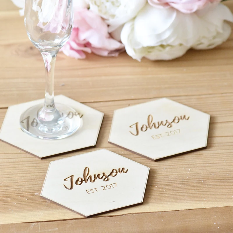 Деревянные подставки под стаканы напитки столы аксессуары для украшения