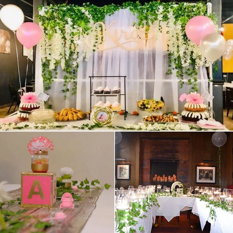 LBER 36 шт. искусственные растения лозы ложные цветы плюща висячая гирлянда для