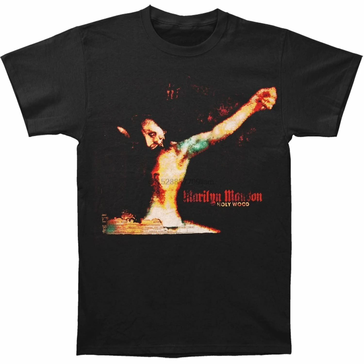 

Оригинальный MARILYN MANSON, желтое дерево, фотообои S M L XL 2XL, Новинка