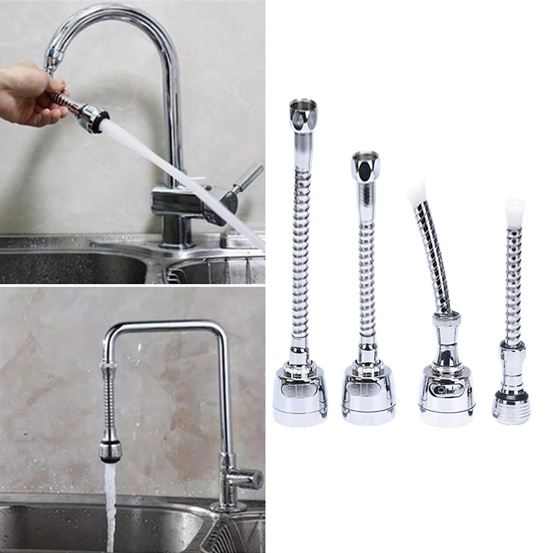 

Аэратор для кухонного смесителя, вращение 360 градусов, экономия воды, насадка высокого давления, Гибкий адаптер для крана, 1 шт.