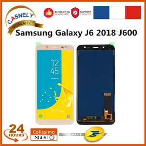 for samsung galaxy ss j600j6 2018 mobile lcd touch screen digitizer assembly phone accessories repair parts free global shipping