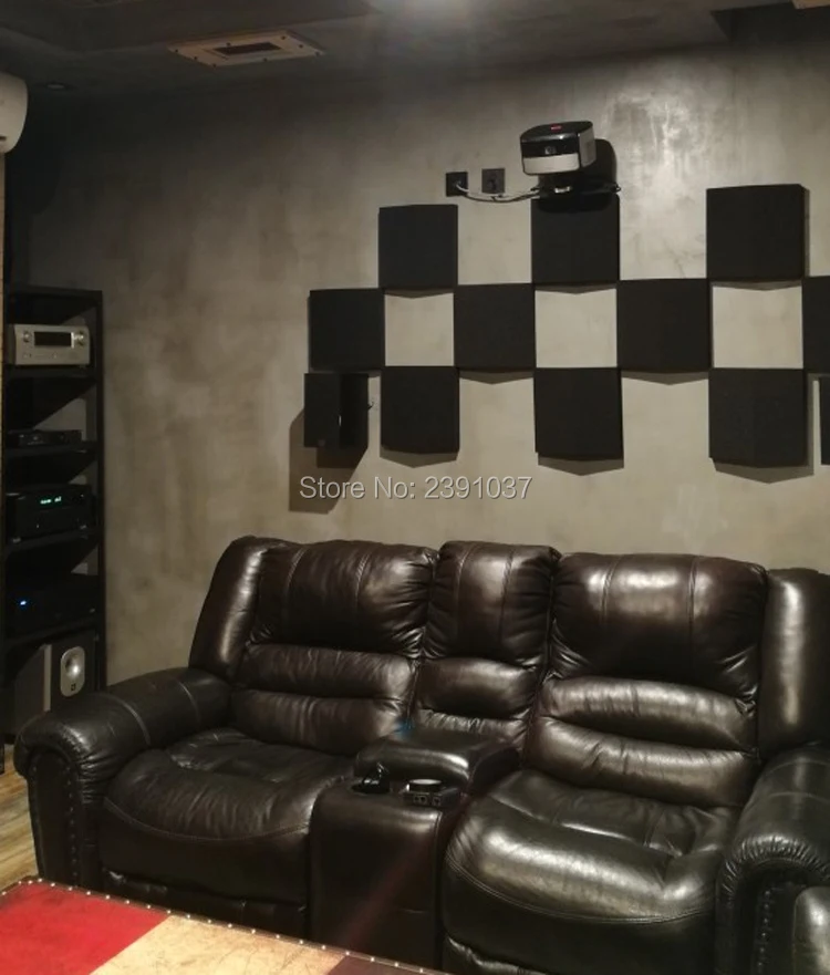 Профессиональная утолщенная акустическая пена высокоплотная звукоизоляционная