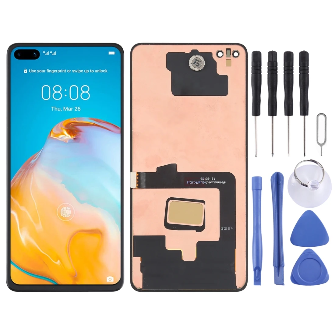 IPartsBuy-pantalla LCD y digitalizador para Huawei P40, montaje completo-0