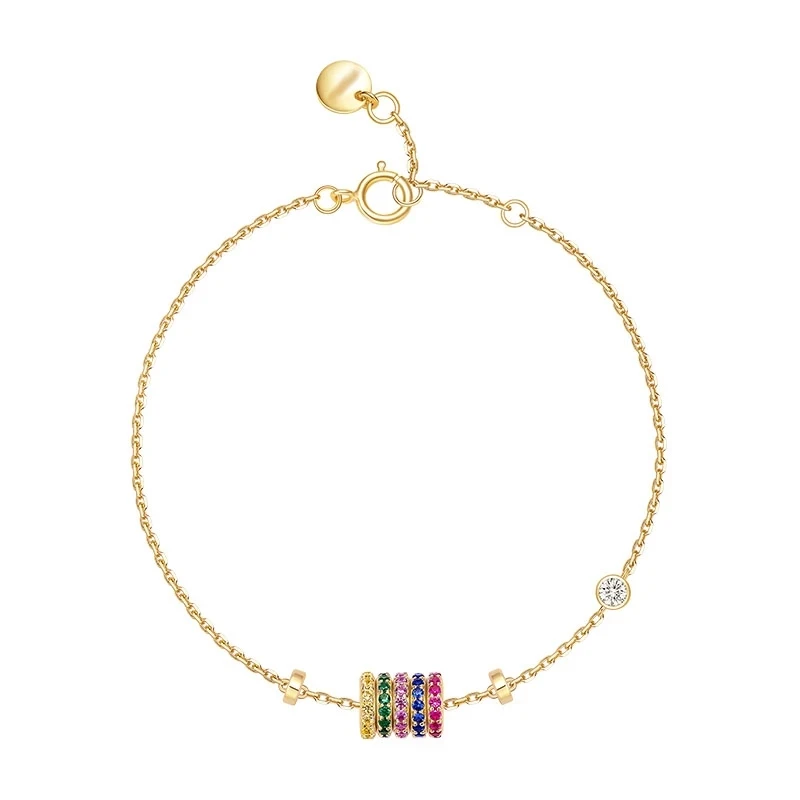 

Женский браслет из серебра 925 пробы, с фианитами