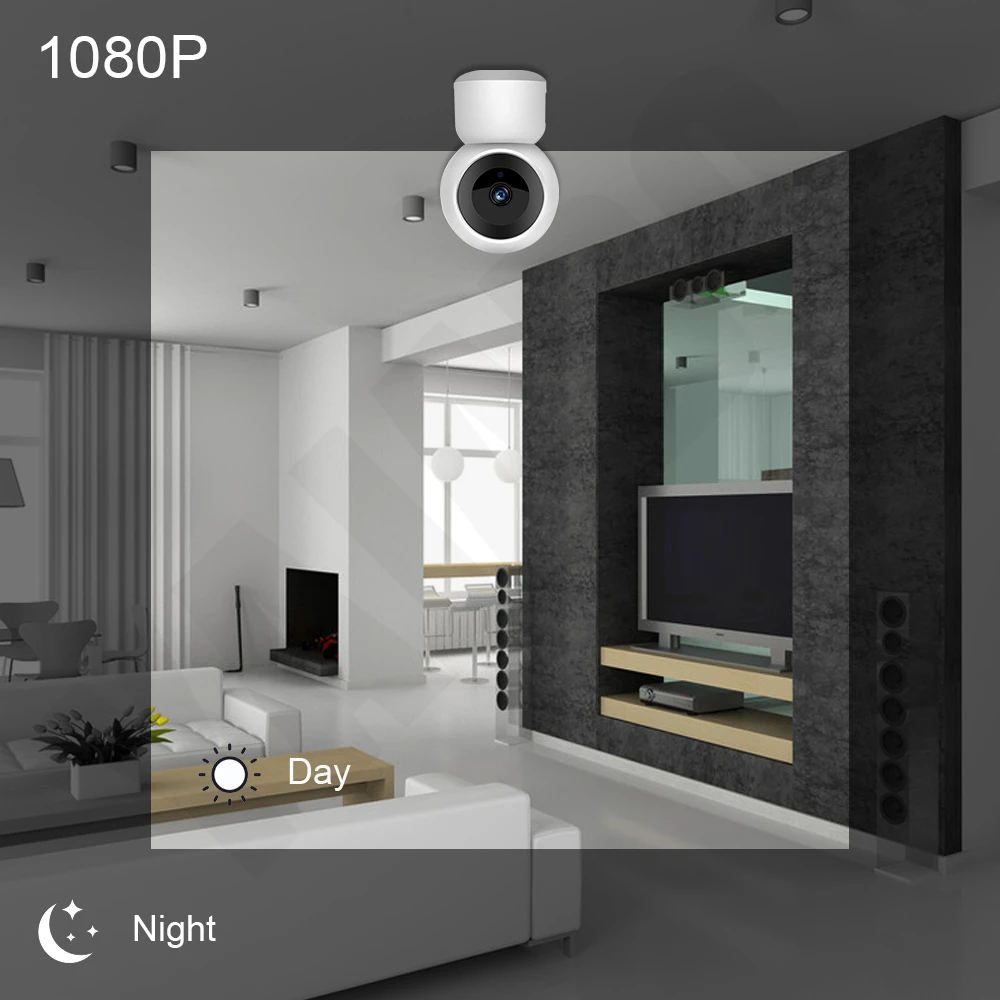 YAJADO Tuya WiFi умная IP камера 720P 1080P HD видеонаблюдения в помещении видеоняня Интерком