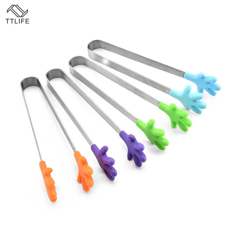 TTLIFE 4 вида цветов модные силиконовые кастрюля для готовки из нержавеющей стали