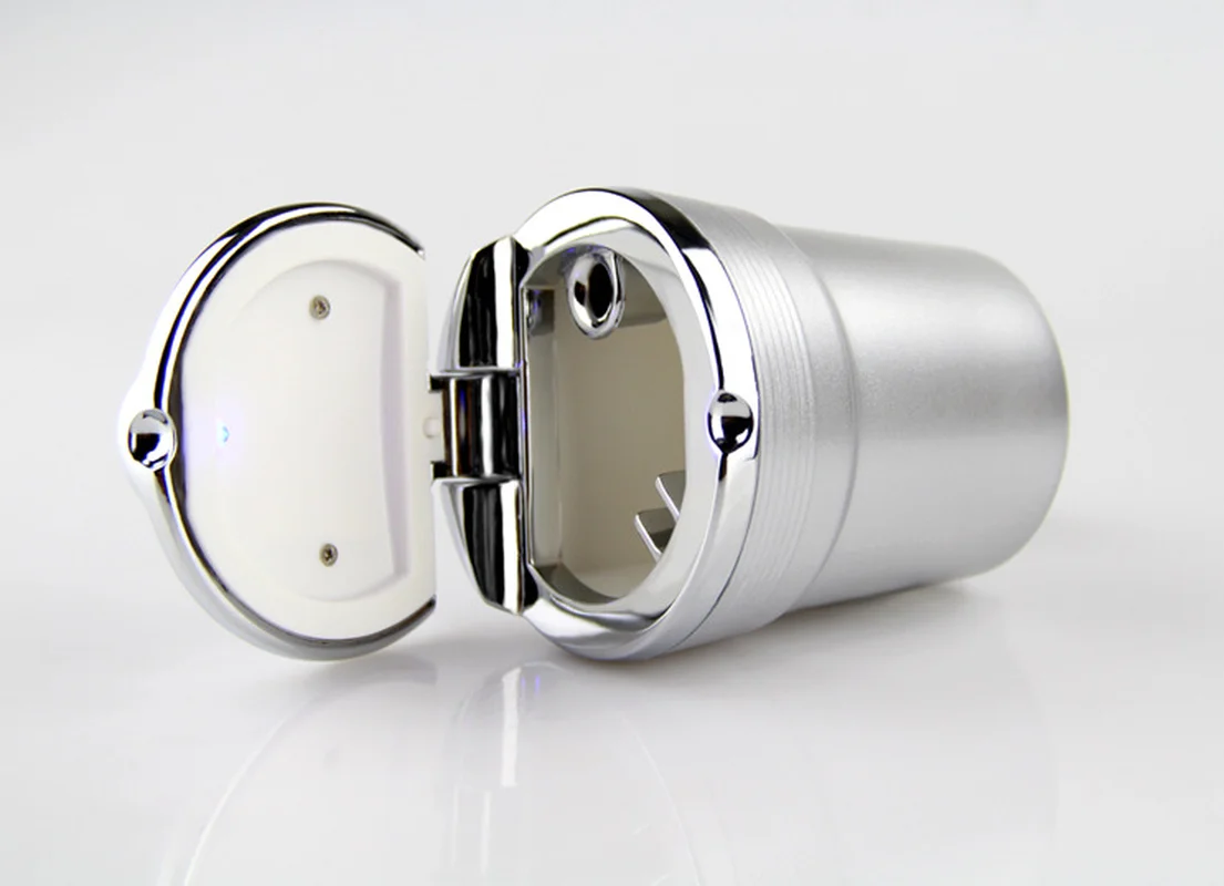 Роскошная автомобильная пепельница светодиодный светильник кой для удаления