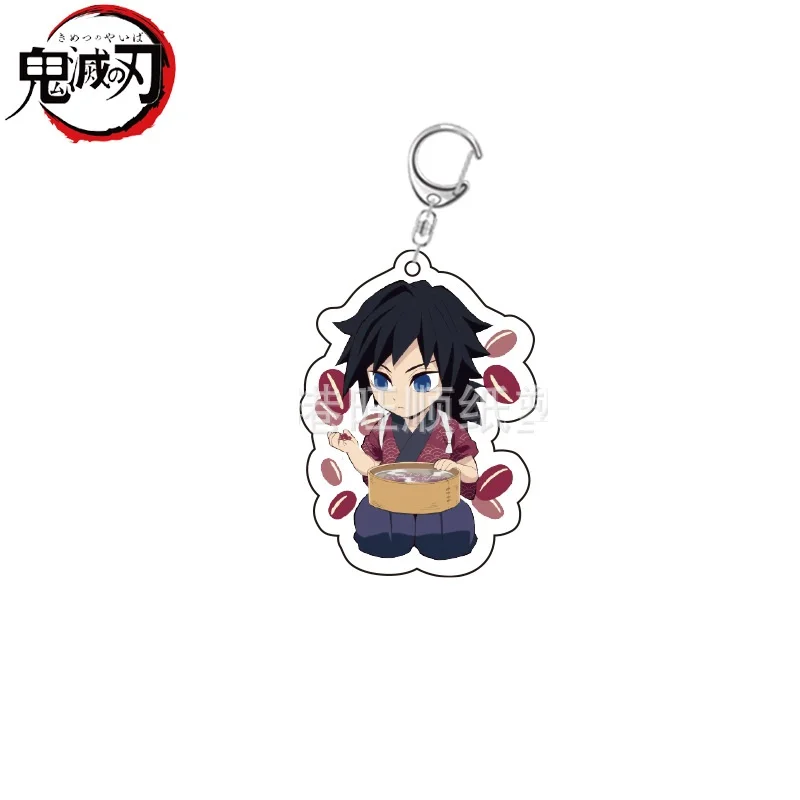 

Anime Demon Slayer Acrylic Key Chains Kamado Nezuko Ghost Keychain Rengoku Kyoujurou Hashibira Inosuke Kimetsu No Yaiba Keyring