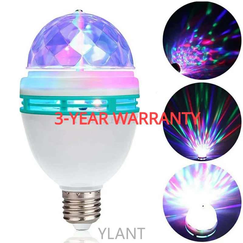 

Светодиодная RGB-лампа E27, 9 Вт, 6 Вт