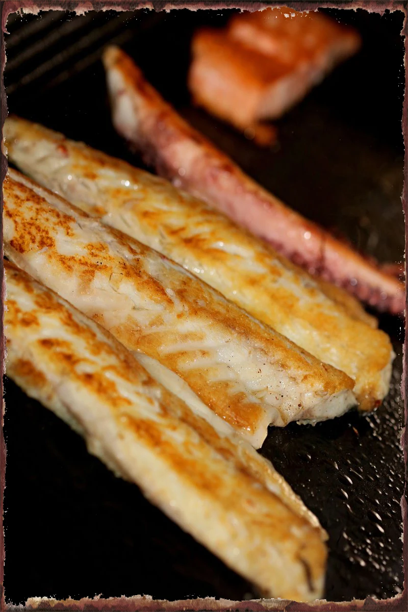 Жестяная Табличка в греческом стиле с изображением рыбы на гриле декор для