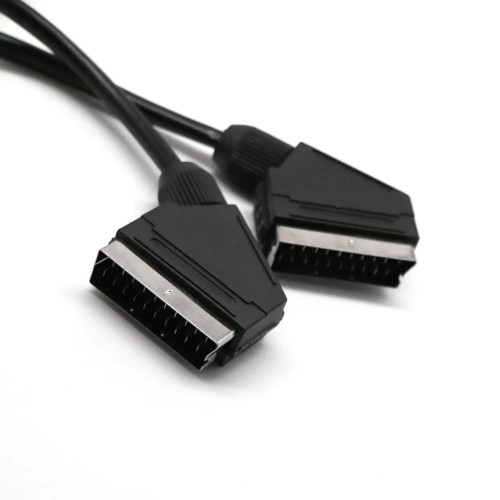 Кабель Scart to длиной 1 5 м/вывод 21 штырь подключенный к Saorview SKY Freesat TV dvd AUX аудио