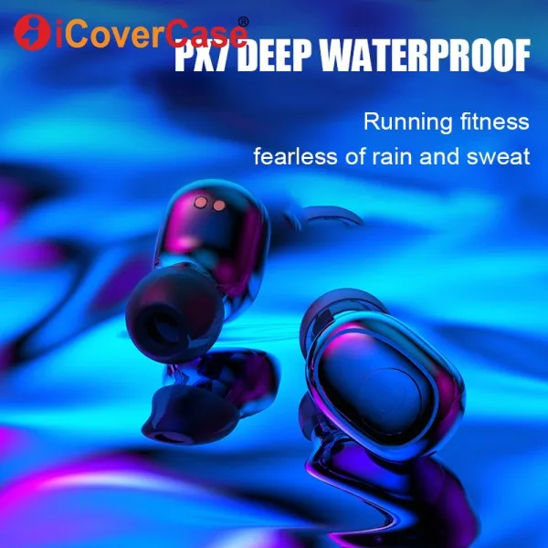 Bluetooth наушники с зарядным боксом микрофоном для iPhone 11 Pro Max Samsung S10 S9 Note 10 Sony XZ5 XZ4 Redmi 7