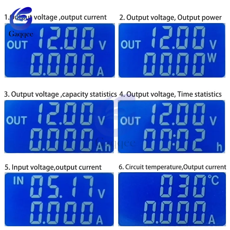 CNC USB TYEPE-C DC Converter CC CV 1-30V 2A 15W Power Module Adjustable Regulated power supply Constant voltage QC2.0 3.0 AFC |