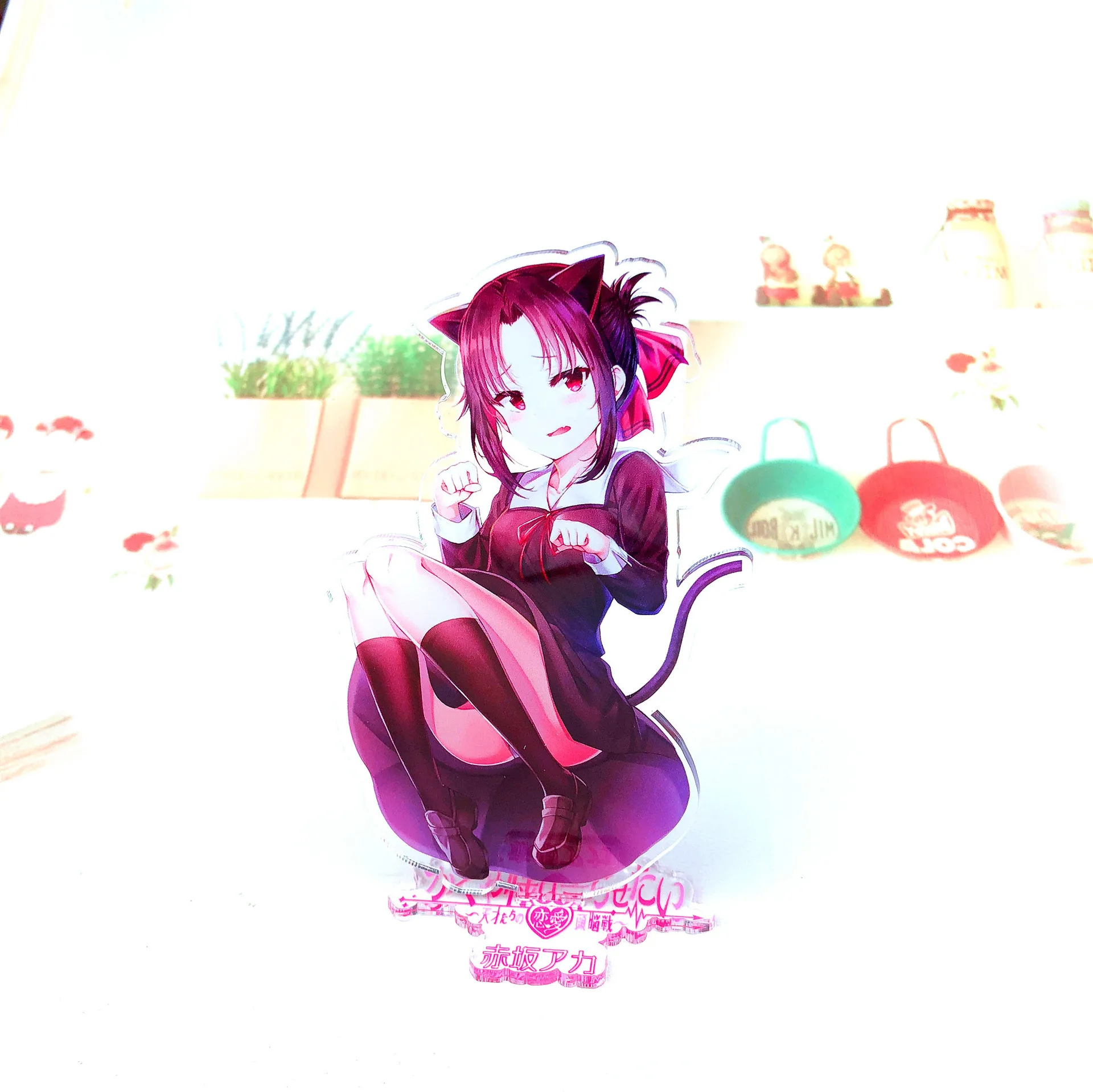 Аниме Kaguya-sama: дисплей Love Is War подставка держатель для модели японский мультяшный