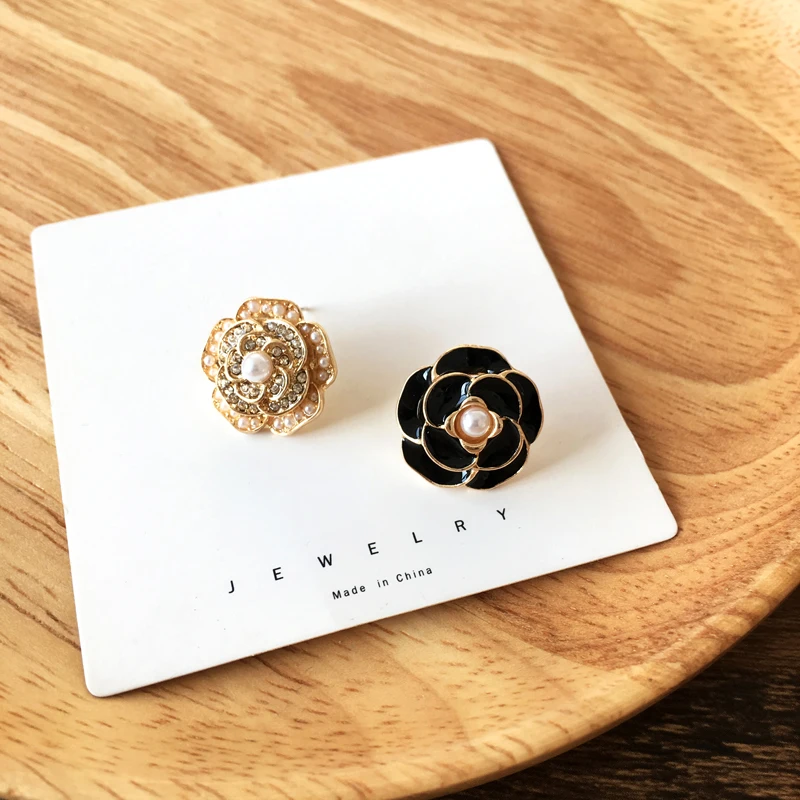 Bilandi S925 модные ювелирные изделия серьги в форме цветка популярные ассиметричные