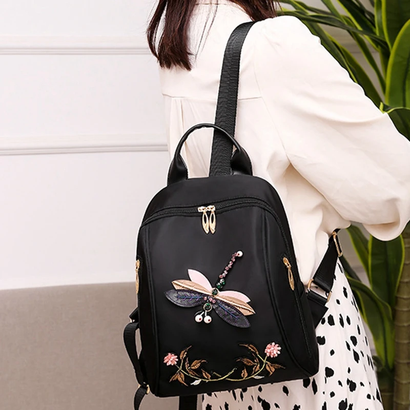 

Casual Oxford Women's Backpack High Quality Student Girl School Bag Ladies Travel Backpack