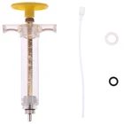 102050120 мл птицы Кормления Шприц ручная подача воспитание желудочный зонд изогнутая игла лекарства трубки птицы для маленьких собак