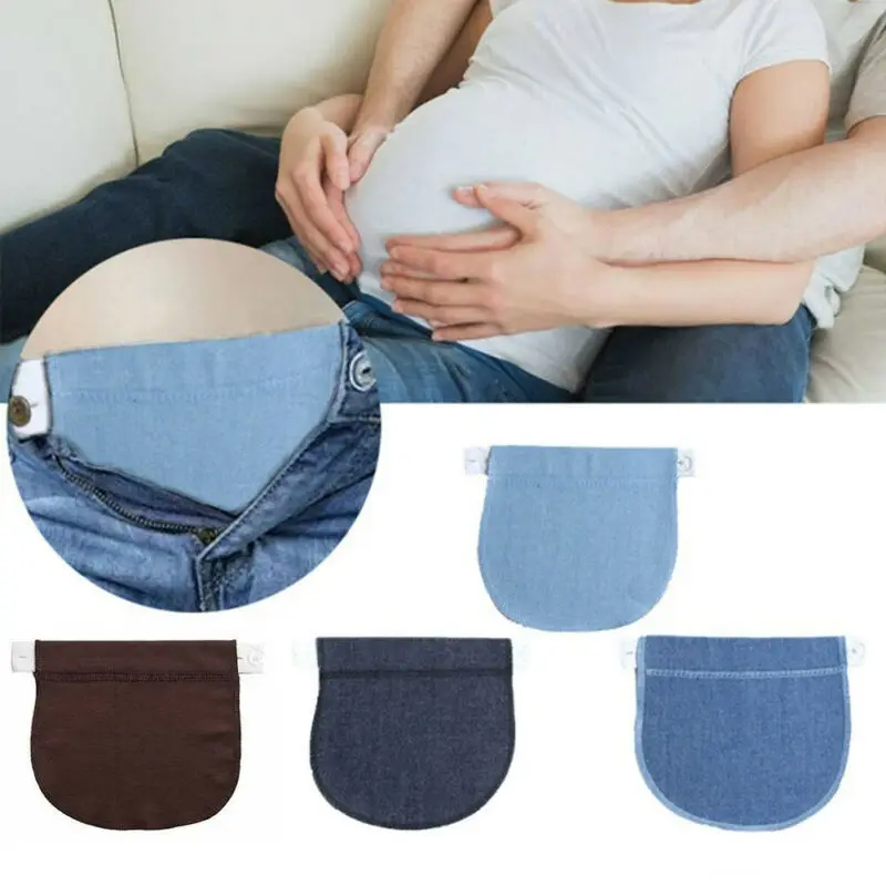 

Pregnancy Spuc Belts Button Belt Pants Extension Buckle Pregnant Apparel Sewing Supplies For pregnancy Women Lady Pants