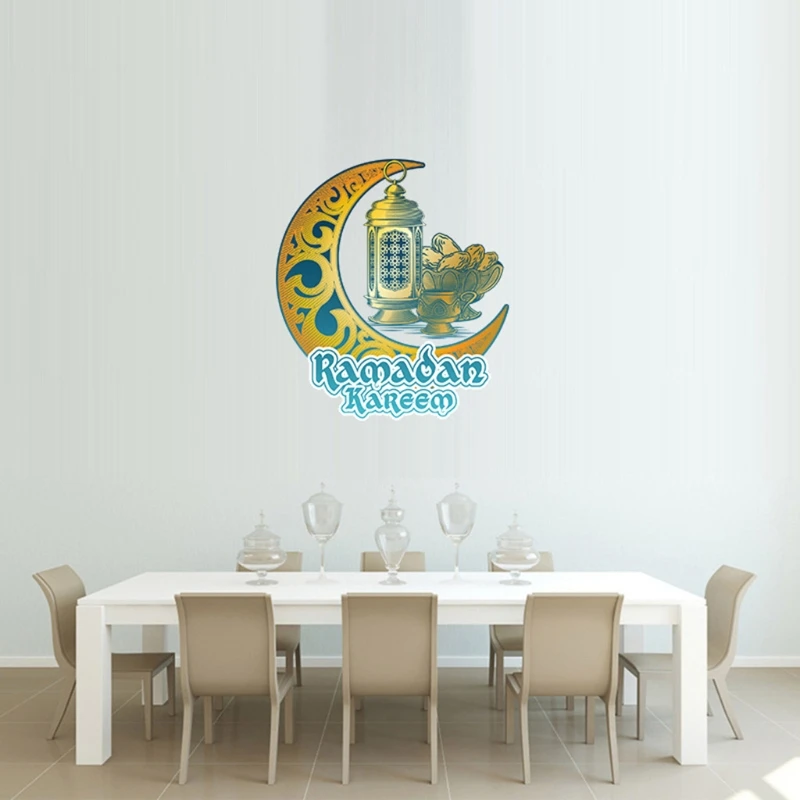 

Eid Mubarak Ramadan 3D Window Sticker Muslim Islam Wall Decals DIY Wallpaper H3CF